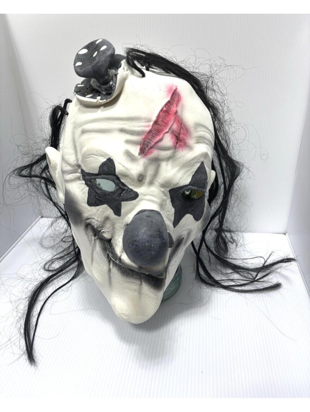 Spirit Halloween Killer Clown Mask Spooky Evil Scary Costume Accessory Horror